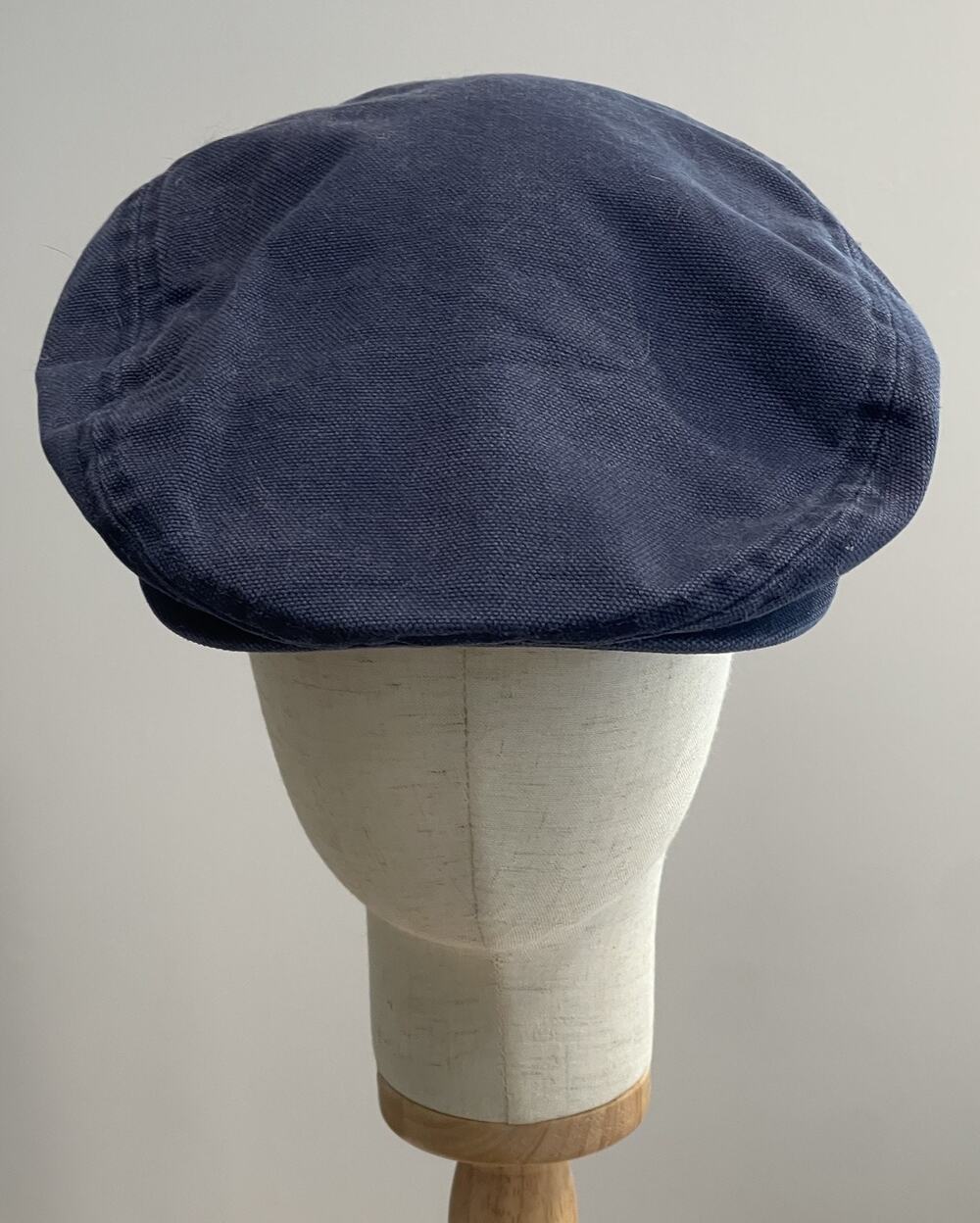 OP Hat Cap Flat Mens One Size Blue Cotton Canvas Lined Breathable Fall